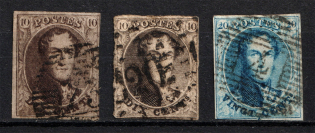 1858-65 Belgium (CV $30, Canceled)