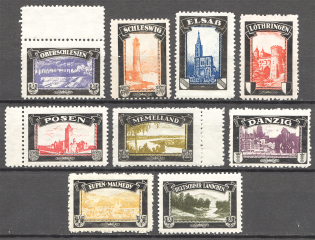 1920, Germany, Lost Territories, Propaganda Stamps (MNH)