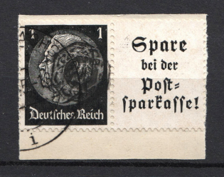 1945 1Pf Lobau, Local Mail, Soviet Russian Zone of Occupation, Germany (Mi.#29, CV $260, Canceled)