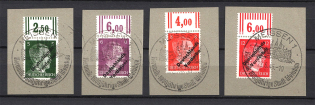 1945 Meissen, Local Mail, Soviet Russian Zone of Occupation, Germany (Full Set, CV $45, First Day Cancellation)