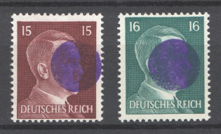 Hitler Overprints, Local Mail, Soviet Russian Zone of Occupation, Germany (MNH)