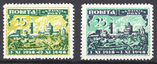 1949 Munich Camp Post November Action (Perf, Full Set, MNH)