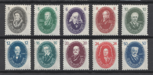 1950 German Democratic Republic, Germany (Full Set, CV $50)