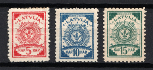1918 Latvia (Full Set, CV $20)