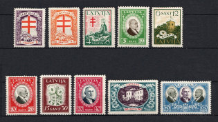 1930 Latvia (Full Set, CV $30)