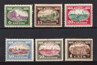 1928 Latvia (Full Set, CV $25)