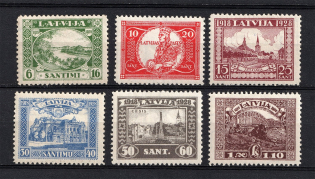 1928 Latvia (Perforated, Full Set, CV $30)