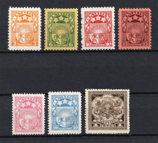 1927-33 Latvia (Full Set, CV $50, MH/MNH)