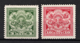 1925-26 Latvia (Full Set, CV $145, MLH/MNH)