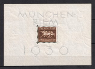 1936 Third Reich, Germany (Block, Sheet №4x, CV $40, MNH)