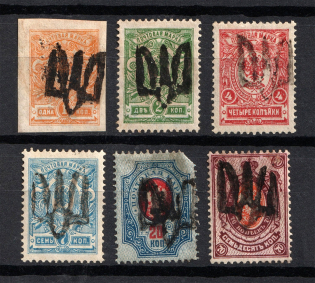 Podolia Type 10, Ukraine Tridents (Signed, CV $35)