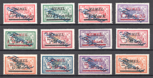 1922 Memel Germany Airmail (Full Set, CV $130)
