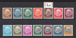 1933 Third Reich, Germany (Mi. 482-495, Signed, Full Set, CV $1,400, MNH)