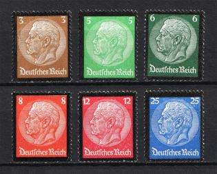 1934 Third Reich, Germany (Mi. 548-553, Full Set, CV $200, MNH)