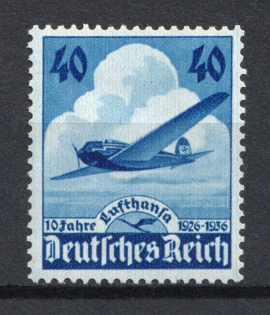 1936 Third Reich, Germany (Full Set, CV $70, MNH)