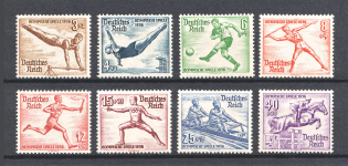 1936 Third Reich, Germany (Full Set, CV $180, MNH)