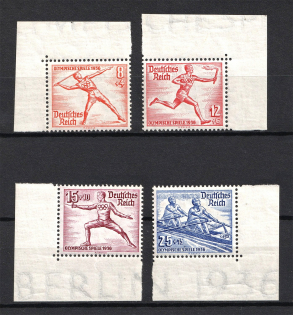 1936 Third Reich, Germany (Corner Margins, CV $50, MNH)