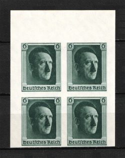 1937 Third Reich, Germany (Block of Four, Full Set, CV $80, MNH)