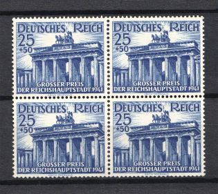 1941 Third Reich, Germany (Block of Four, Full Set, CV $110, MNH)