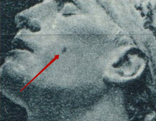 1942 Third Reich, Germany (Mi. 812 V, Nevus on Face, Print Error, Control Number `2`, Full Set, CV $85, MNH)