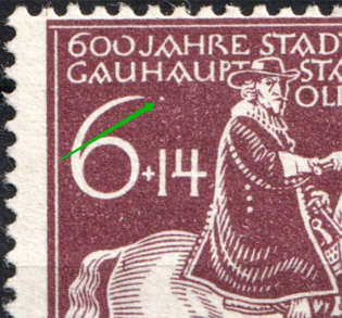 1945 Third Reich, Germany (Mi. 907 VI, Dot under `HA`, Print Error, Full Set, CV $100, MNH)