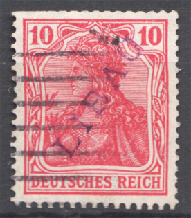 1919 Liepaja Libau Latvia Germany Occupation 10 Pf (CV $80, Cancelled)