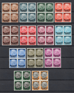 1939 General Government, Germany (Blocks of Four, Full Set, CV $150, MNH)