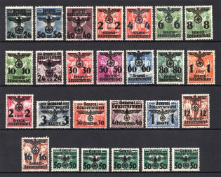 1940 General Government, Germany (Full Set, CV $80)
