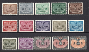 1940 General Government, Germany Official Stamps (Full Set, CV $80, MNH)
