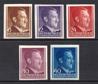 1941 General Government, Germany (Imperforated, MNH)