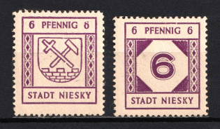 1945 Niesky, Germany Local Post (Full Set, MNH)