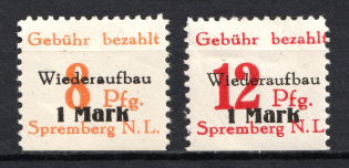 1946 Spremberg, Germany Local Post (Perforated, Full Set, MNH)