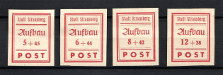 1946 Strausberg, Germany Local Post (Imperforated, Full Set, CV $15, MH/MNH)