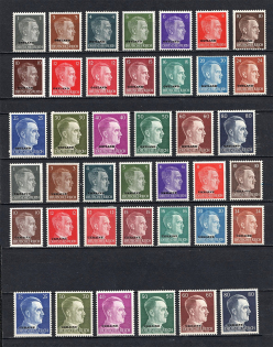 1941-43 Germany Occupation of Ukraine and Ostland (Signed, Full Sets, CV $20)