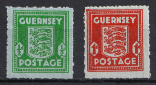 1942 Germany Occupation of Guernsey (Full Set, CV $80, MLH/MNH)