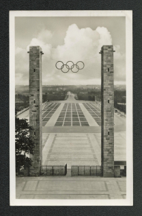1936 The Reichs Sports Field View through the East Gate, Olympic Games