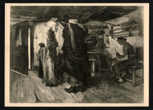 1937 Munich House of German Art Hans Best “A Visit Out of Town”