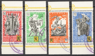 1941 Germany Reich Belgian Legion (Full Set, Cancelled)