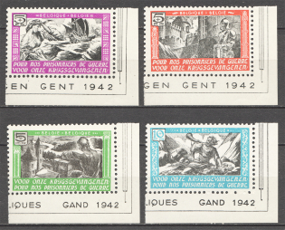 1942 Reich Belgian Legion (Perf, Full Set, MNH)