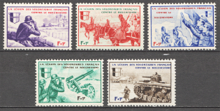 1942 Germany Reich French Legion (Full Set, MNH)