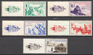1942 Germany Reich French Legion (Coupon, CV $60, Full Set, MNH)