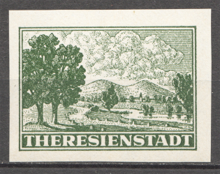 1943 Third Reich Bohemia Theresienstadt (CV $650, MNH)