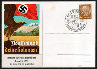 1939 Dresden German Colonies Exhibition, 21 June through 10 September