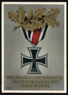 "1940 The Iron Cross ""Only one of us can be the victor and that is we"" Special Postmark Berlin"