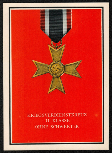 1941 War Medals of the Greater German Reich War Merit Cross Second Class Without Swords