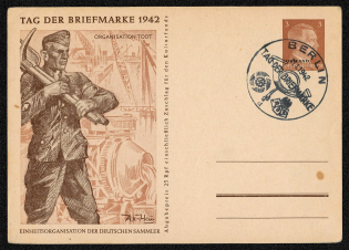 1942 The Day of the Stamp Special postmark Berlin