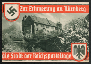 1935 Reich party rally of the NSDAP in Nuremberg, Castle from the west
