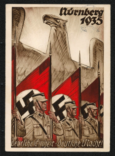 1935 Reich party rally of the NSDAP in Nuremberg,German Unity - German Might!