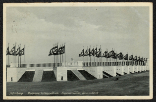 1938 Reich party rally of the NSDAP in Nuremberg, Wide angle view of the Zeppelin Field