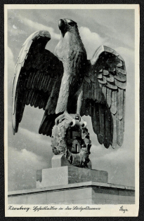 1938 Reich party rally of the NSDAP in Nuremberg, One of the monumental emblems in the Luitpoldarena